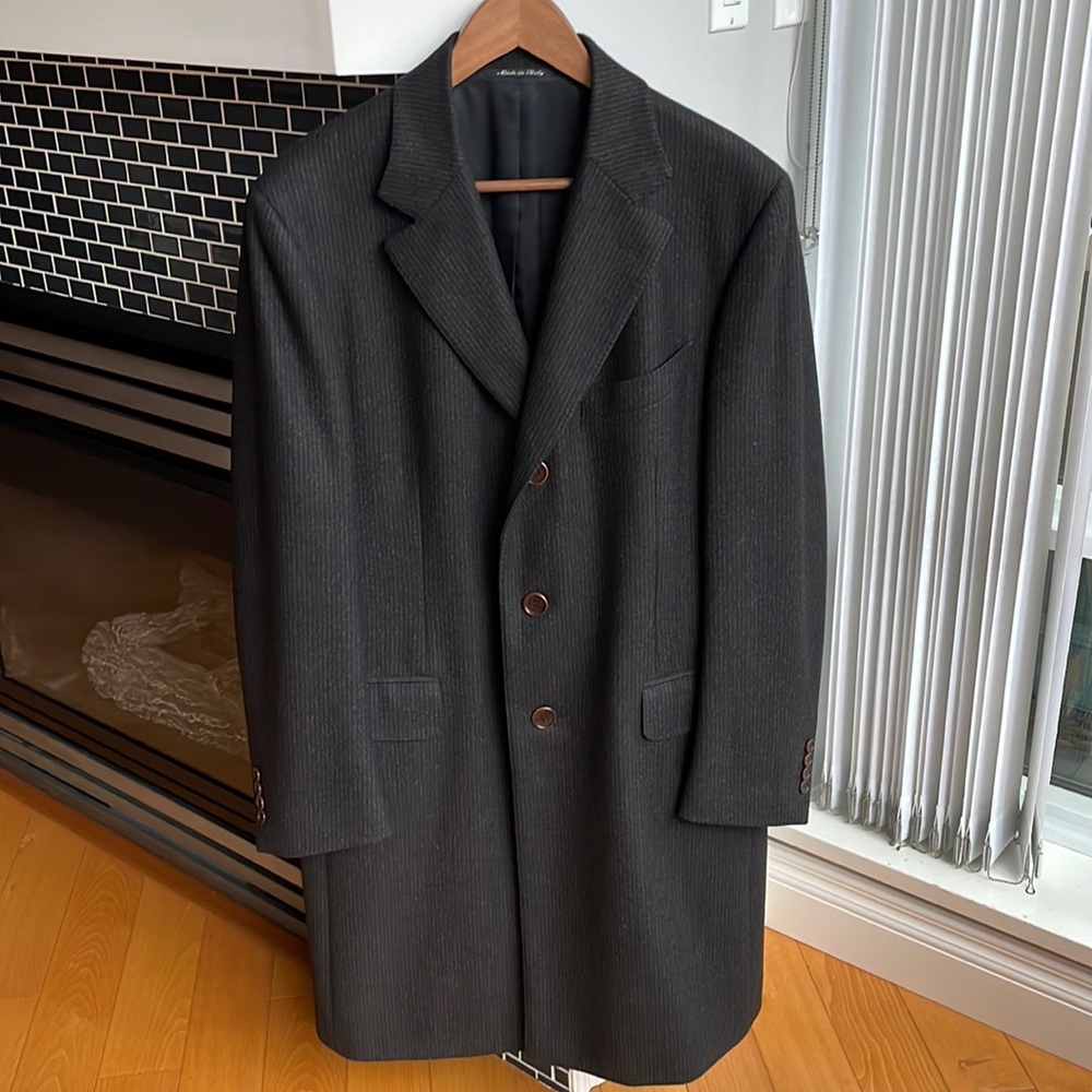 Lightweight, soft! Men’s Canali coat, virgin wool, made in Italy